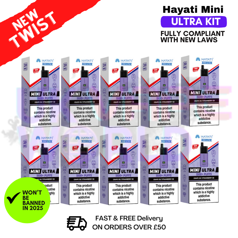 Shop Summer Dream Hayati Mini Ultra 1500 Box Of 10 - UK Vape World