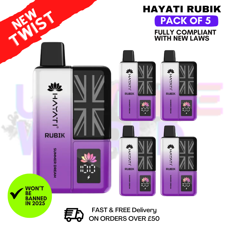 Hayati Rubik 7000 Puff Summer Dream [PACK OF 5]
