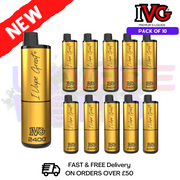Shop Box Of 10 - Summer Edition IVG 2400 Disposable Vape Pen Kit - UK Vape World