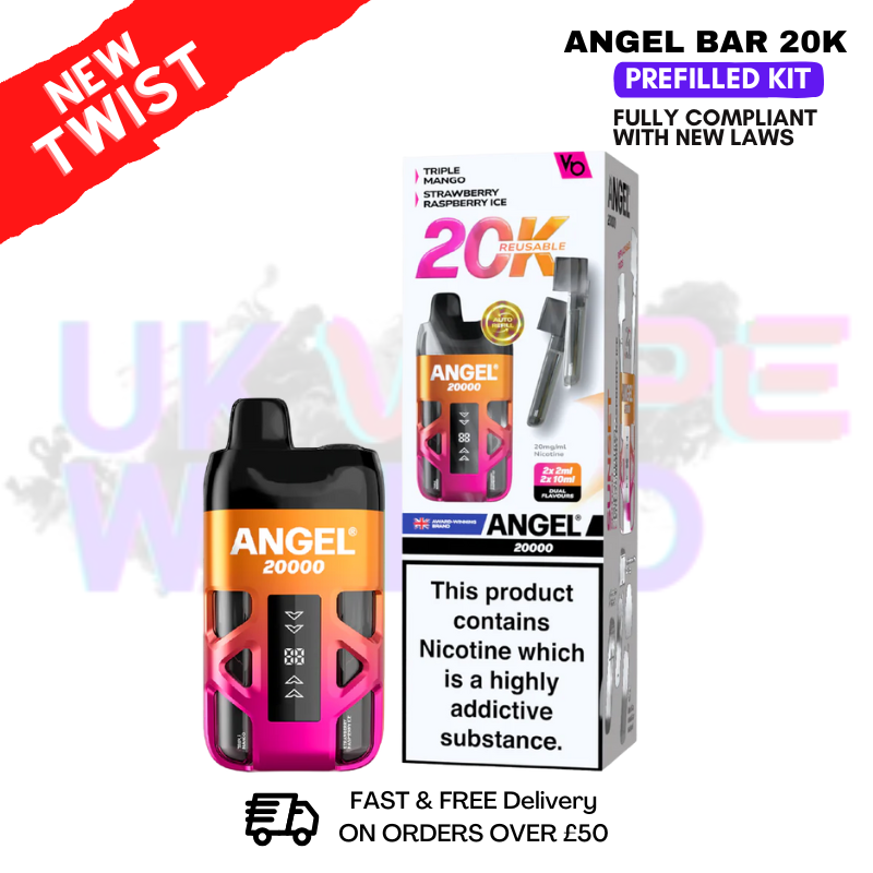 foger miami mint pod Sunset Edition Angel Bar 20K Puff Twist Prefilled Pod Kit