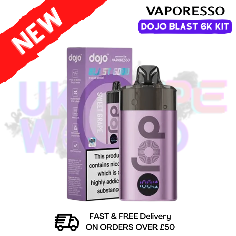Sweet Grape Vaporesso Dojo Blast 6000 Pod Kit - ukvapeworld