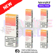 Sweet Grapefruit Nectar No Saint Prefilled Pods Box Of 5 - ukvapeworld