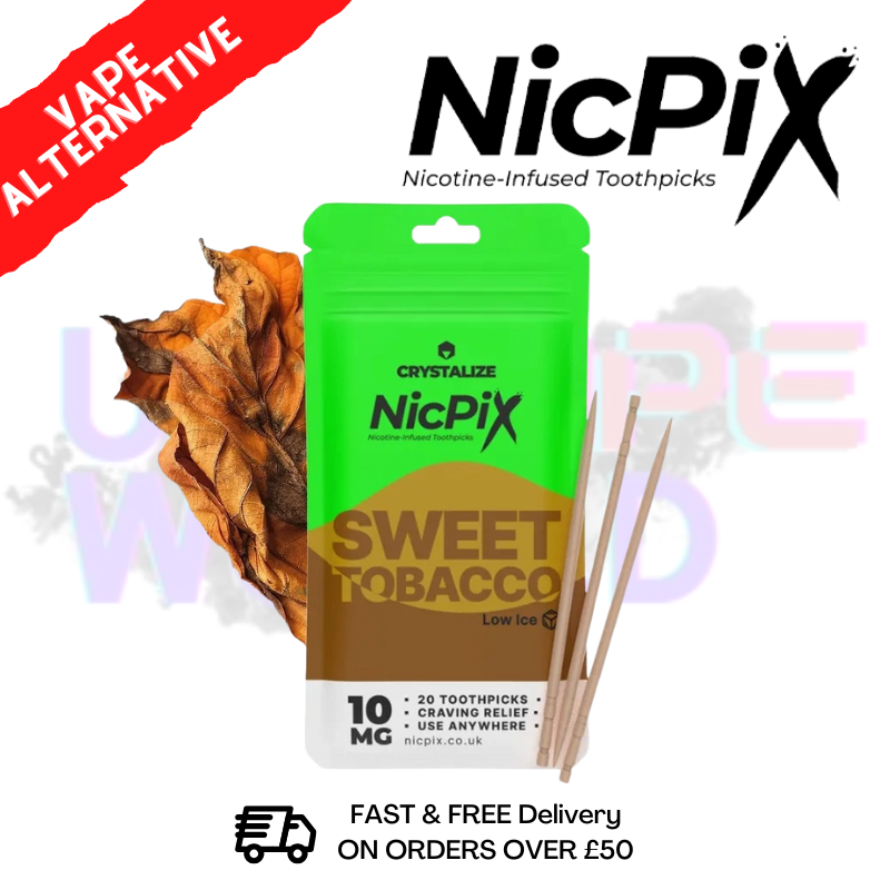 Sweet Tobacco Nic Pix Nicotine ToothPicks - 0nly £3.19 - ukvapeworld