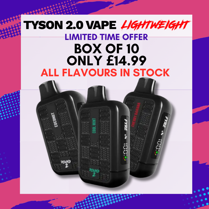 Mobile Tyson Bar Clearance Offer 600 Puff!