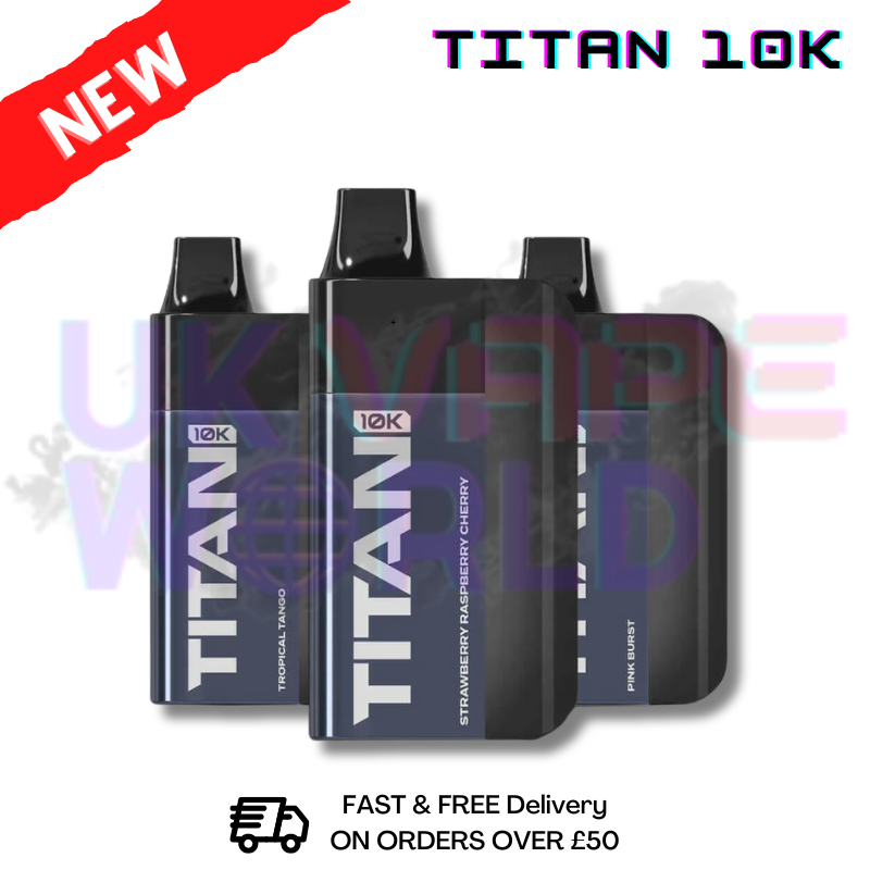 Shop Titan 10000 Puff 10K Disposable - ONLY £8.99 - UK Vape World