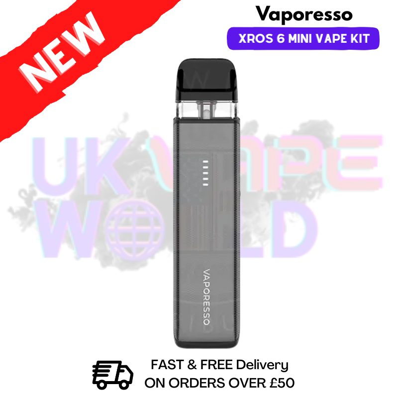 Titanium Black Vaporesso Xros 6 Mini Vape Kit - ukvapeworld
