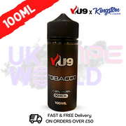 Tobacco Shortfill Juice 100ML Eliquid - VU9 x Kingston premium extracts, ideal for any tobacco enthusiast. - UK Vape World