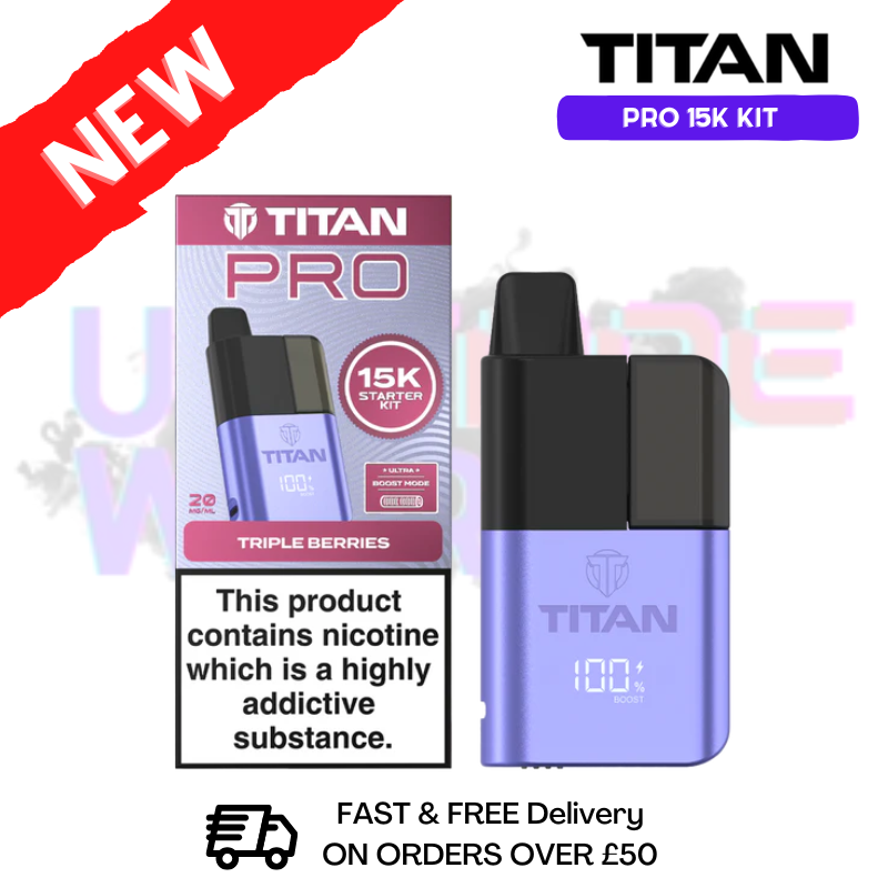Triple Berries Titan Pro 15K Pod Kit