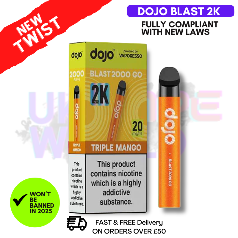 Triple Mango Dojo Blast 2000 2K Puff Kit-ukvapeworld