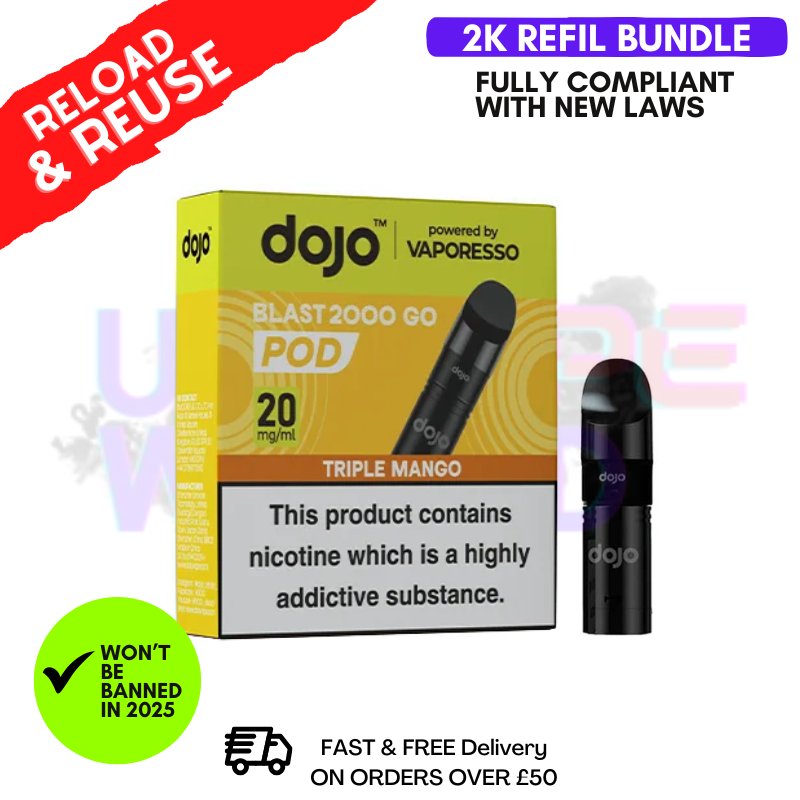 Triple Mango Dojo Blast 2000 2K Puff REPLACEMENT POD