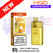 Triple Mango HQD Glow Pro 12K Puff Prefilled Pod Kit - ukvapeworld