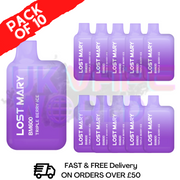 Triple Berry ICE Lost Mary 600 Puff Bars Pack Of 10 - UK Vape World