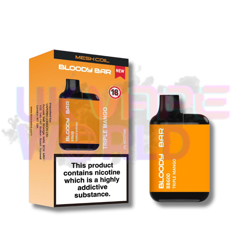 Bloody Bar BB600 600 Puff Prefilled Pod Kit - £3.39