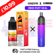 Triple Mango ELUX LEGEND Salt 3500puff x Aspire Disposble Kit - UK Vape World