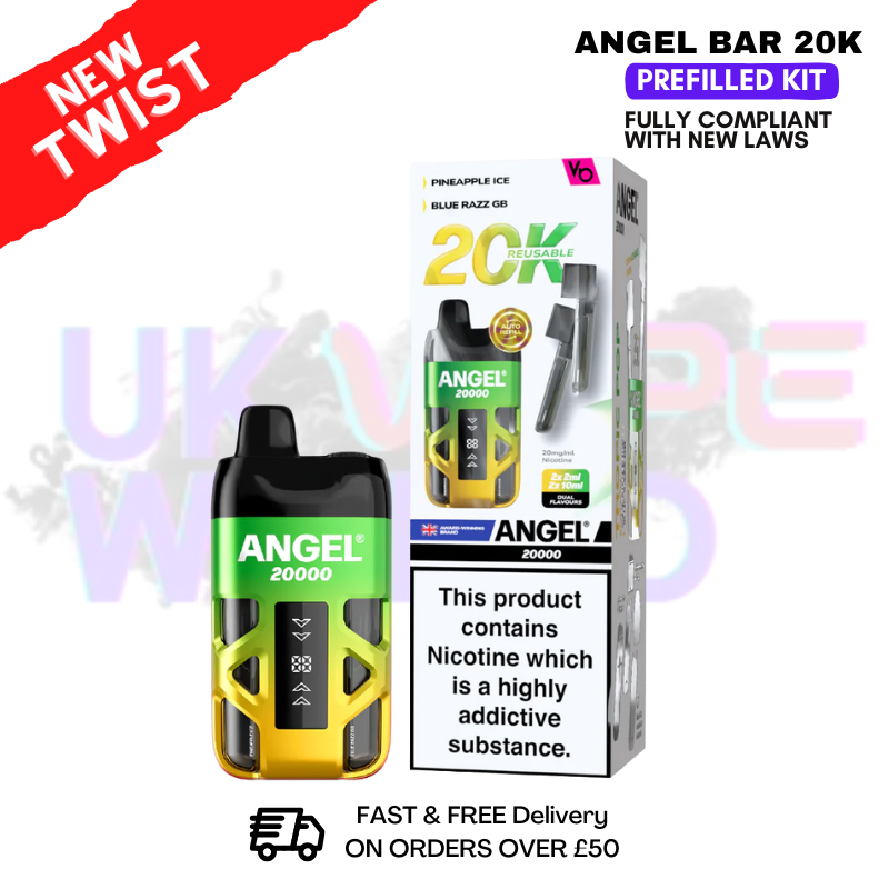 Shop Tropic Pop Edition Angel Bar 20K Puff Twist Prefilled Pod Kit