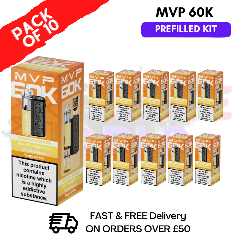 Tropical Edition MVP 60K Kit Box Of 10 - ukvapeworld