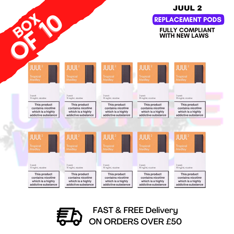 Tropical Medley Juul 2 Pods Box of 10 - £59.99 - ukvapeworld