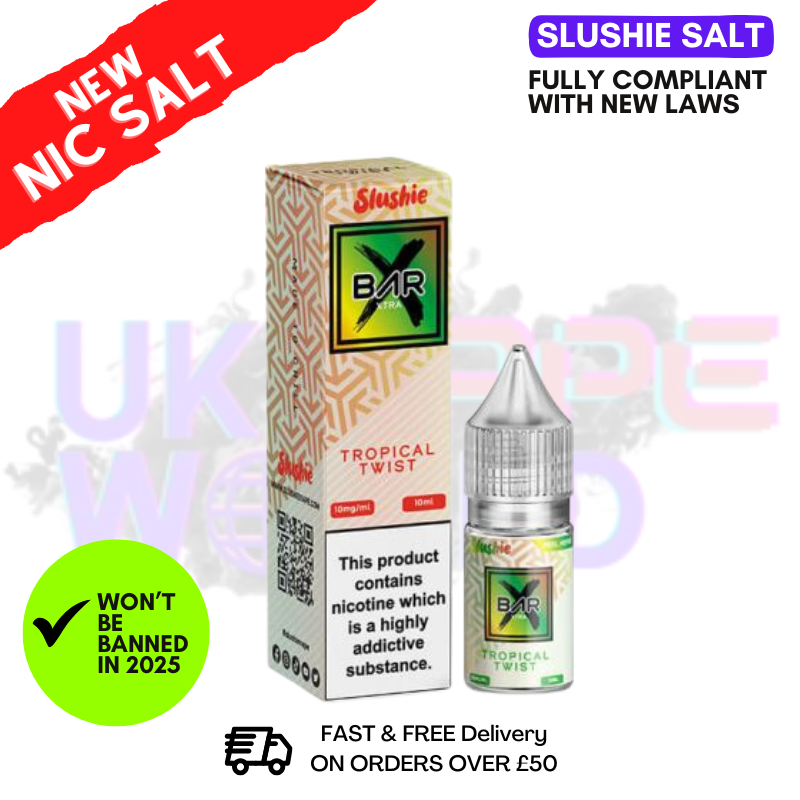 Shop Slushie Salts XTRA Tropical Twist E Liquid - UK Vape World 