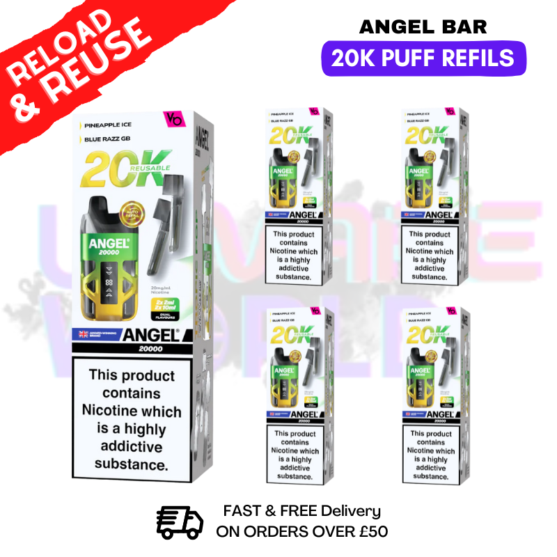 Tropic pop edition  Angel Bar 20K REPLACEMENT PODS Box Of 5 - ukvapeworld