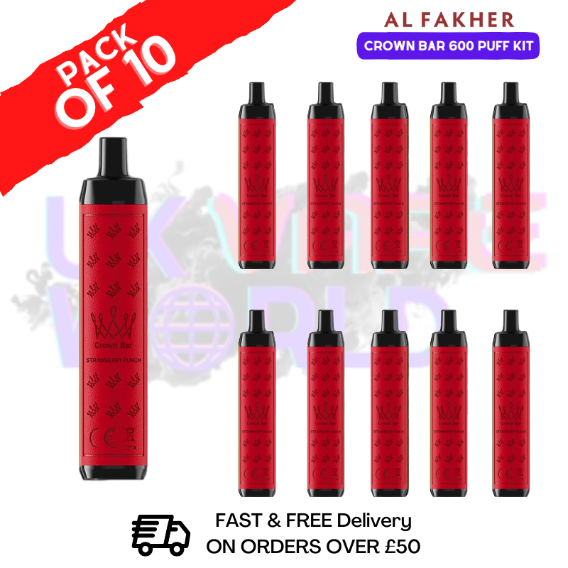 Two Apple Al Fakher 600 Puff Kits Box Of 10
