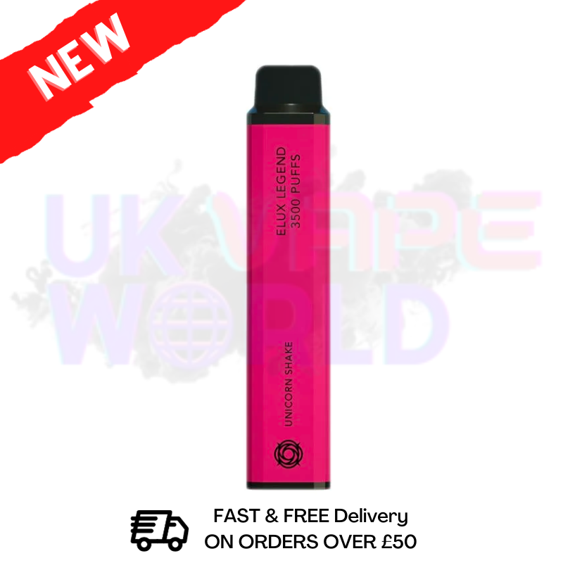 Elux Legend 3500 Puff Unicorn Shake Bar - UK Vape World