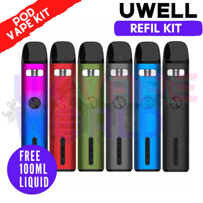 Uwell Caliburn A2 Pod Vape Kit + Free Eliquid - ONLY 9.99 Uwell Caliburn A2 Pod Vape Kit + Free Eliquid - ONLY 9.99
