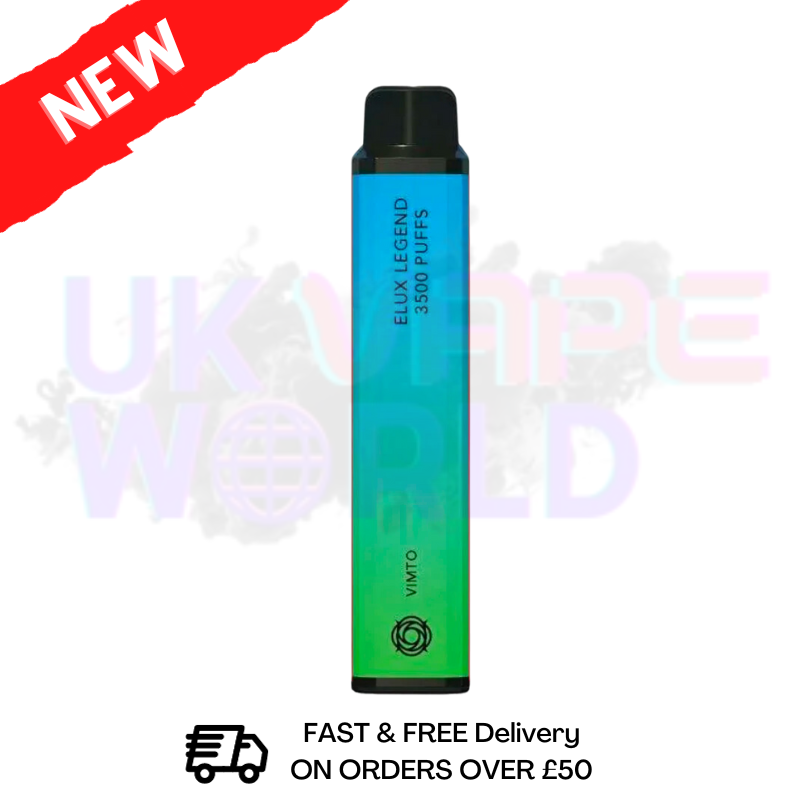 Vimto Bar assembled from grapes, blackcurrants and raspberries - along with a mysterious blend of 23 fruit essences, herbs and spices. A perfect addition to the Elux 3500 Range - Exclusive UK Vape World Deal 
