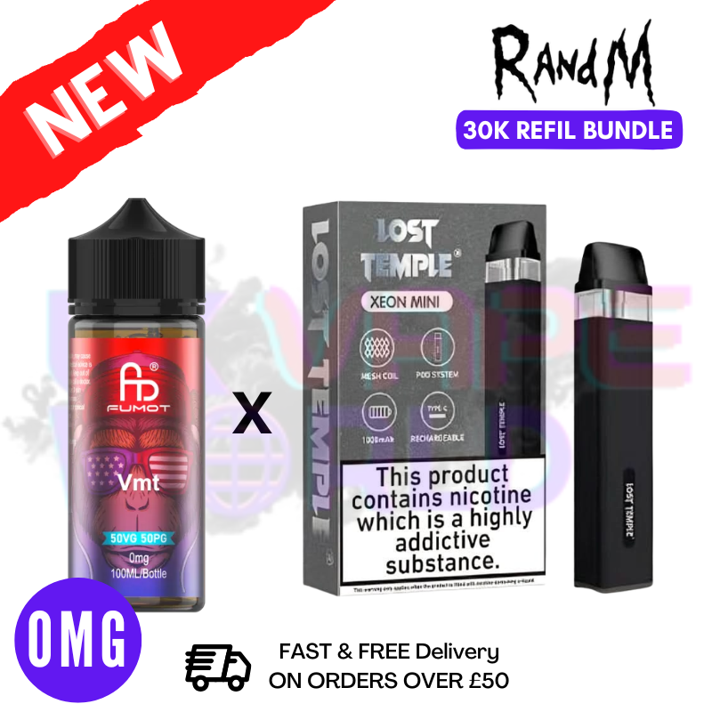 VMT RandM 30K Puff Zero Nicotine Vape Kit - UK Vapeworld