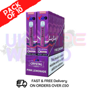 Pink Lemonade - Crystal Bar Puffs 600 VU9 Box Of 10 - UK Vape World