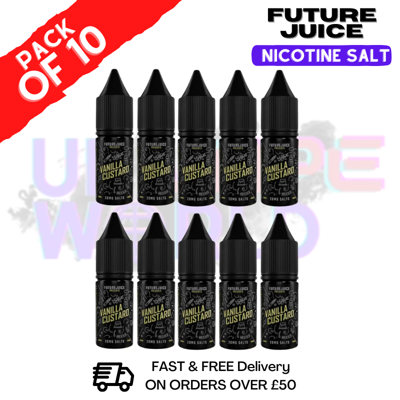 Vanilla Custard Future Juice Nic Salt Box Of 10