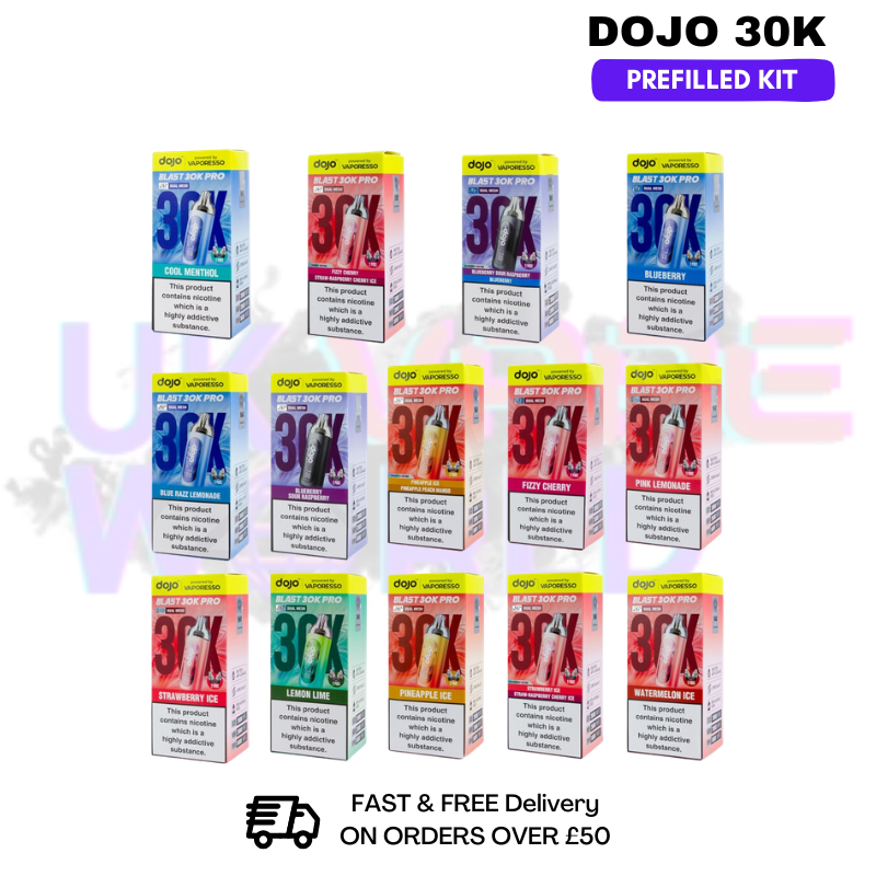 Shop Vaporesso Dojo 30K Blast Pro Pod Kit - £9.89 - UK Vape World