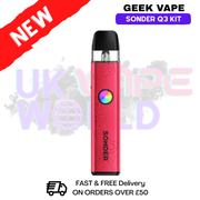 Vibe Red GeekVape Sonder Q3 Kit - ukvapeworld