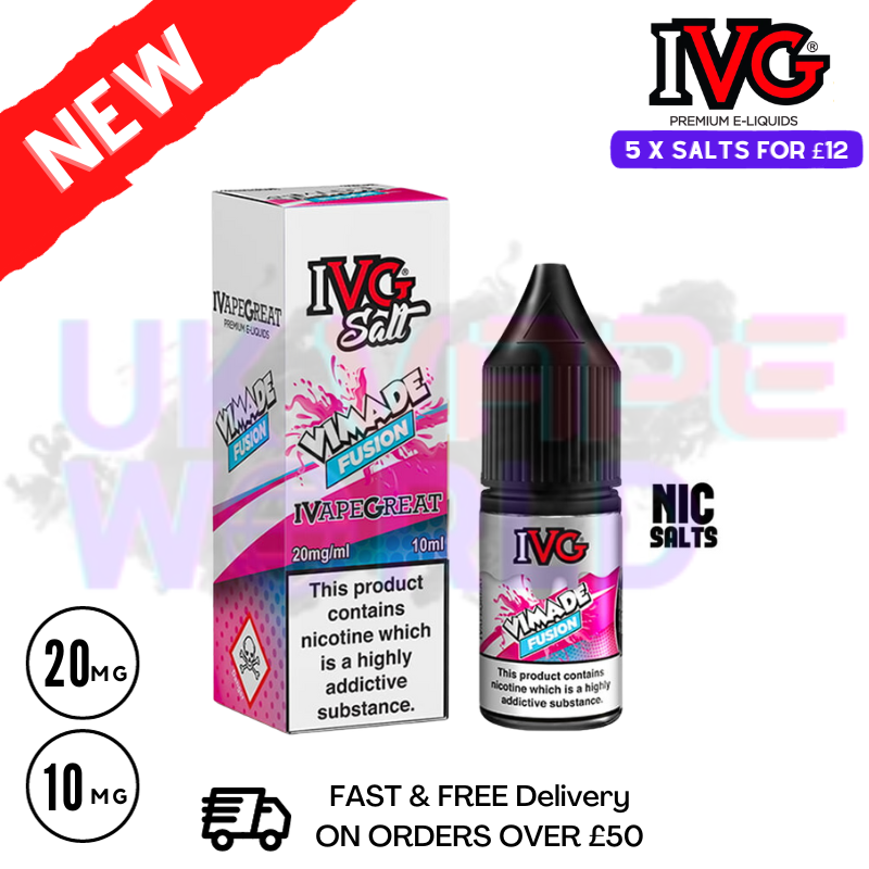Vimade IVG Salt 10ml Nic Eliquid | ANY 5 FOR 12