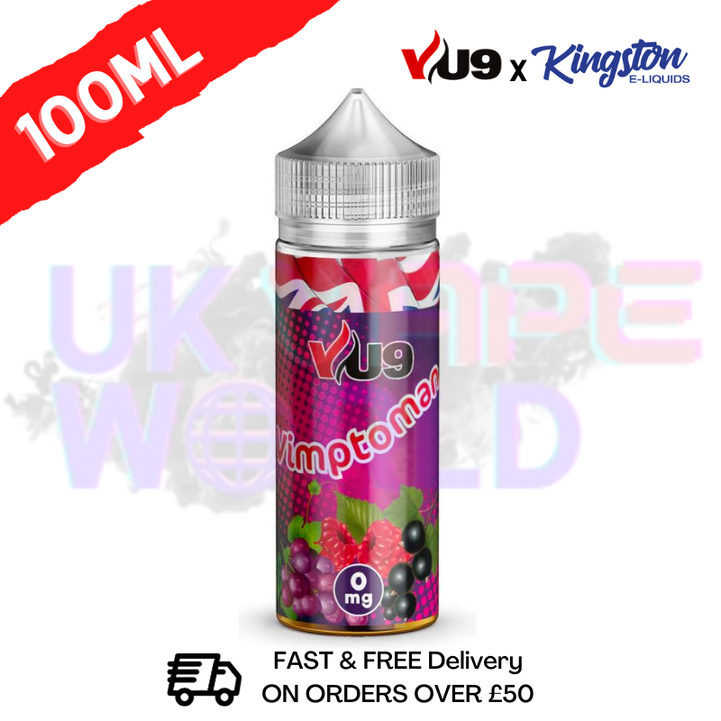 VimtoMan Shortfill Juice 100ML Eliquid - VU9 x Kingston - UK Vape World