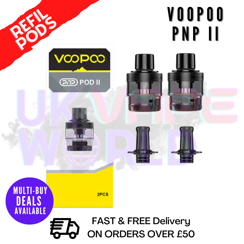 Shop VooPoo PnP 2 Replacement Pod [Pack Of 2] - UK Vape WORLD
