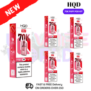 Shop Watermelon Bubblegum HQD Glow Air 70k Vape Kit Box of 5 - UK Vape World