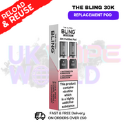 Watermelon Bubblegum Bling 30k REFIL PACK Ultra Plus Pods  - £6.99 - ukvapeworld
