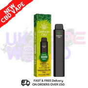 Shop Watermelon Ice Dawin CBD Disposable Vape 3000 Puffs | 2000MG - UK Vape World