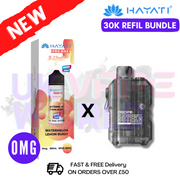 Watermelon Lemon Burst Hayati 30K Puff Zero Nicotine Vape Kit - ukvapeworld
