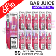 Shop Watermelon Strawberry Bar Juice 5000 Nic Salt | Box of 10 | ONLY £15.99 - UK Vape World