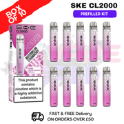 Watermelon Strawberry SKE CL2000 Kits Box Of 10 - £39.99 - ukvapeworld