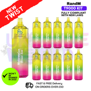 Shop Watermelon Brazz Ice Randm T9000 Puffs Box Of 10 - UK Vape World