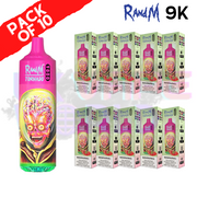 Watermelon Bubblegum Tornado 9000 Puff Bar R and M Pack Of 10 Vape Pen £78.99 UNMATCHED DEAL