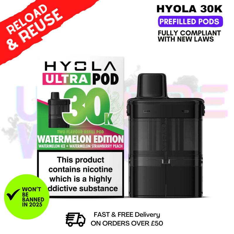 Watermelon Edition Hyola 30K Replacement Pods