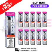 Shop Elf Bar Pro 600 Puff Watermelon Kit Box of 10 - UK Vape World