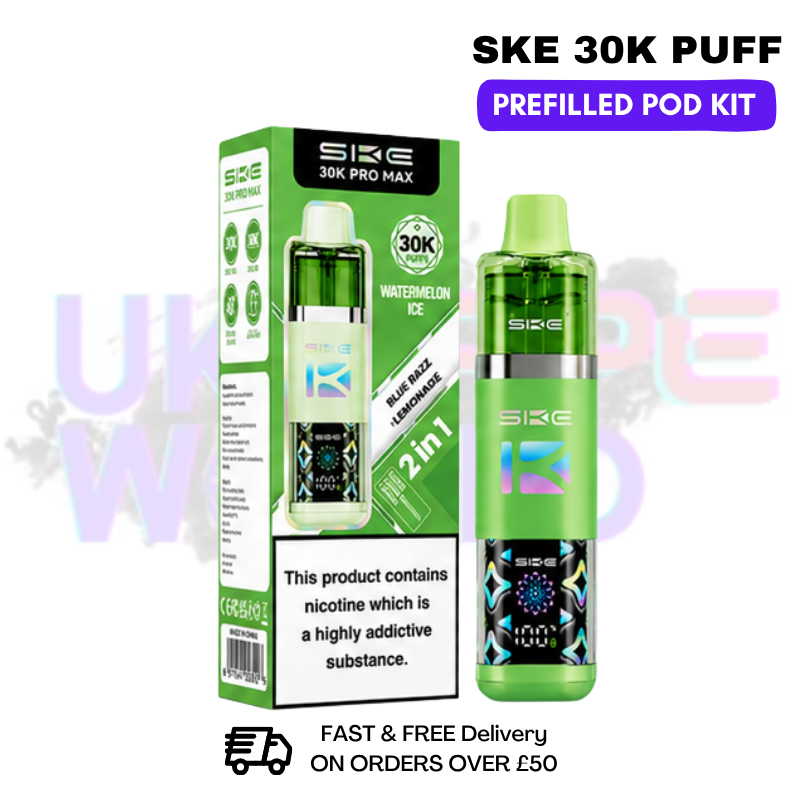 Watermelon ICE SKE 30K Prefilled Kit - Any 2 For £20 - UK Vapeworld