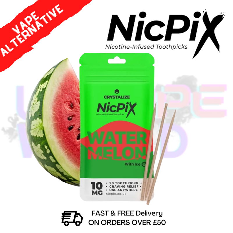 Watermelon Nic Pix Nicotine ToothPicks - 0nly £3.19 - ukvapeworld