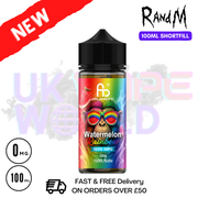 Watermelon Rainbow RandM 100ML Fumot Shortfill Eliquid - UK Vapeworld