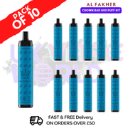 White Flash Al Fakher Crown Bar 600 Prefilled Pod Kit Box Of 10 - ukvapeworld