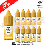 White Peach Razz Crystal Clear Nic Salt Box Of 10 - Only £17.99 - ukvapeworld